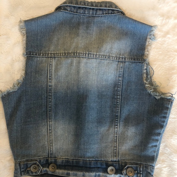jean jacket vest - Picture 3 of 3